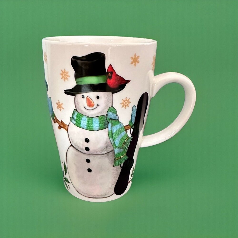 Lenox Holiday‎ Snowman Magic Heat Changing Porcelain Mug 5 in. NEW IN BOX